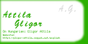 attila gligor business card